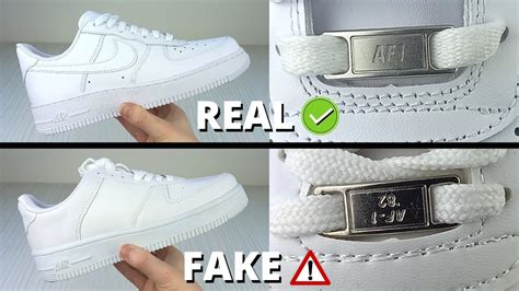 real nike air force vs fake|air force 1 without metal.